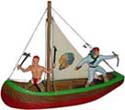 Bild vom Artikel Indianerboot mit Segel