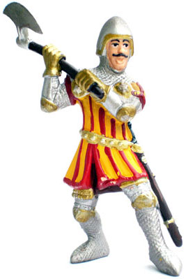 Bild vom Artikel Ritter mit Streitaxt (rot)