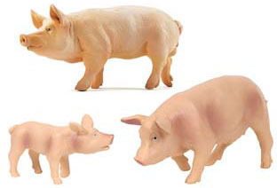 Bild vom Artikel Set Spielzeug Schweine