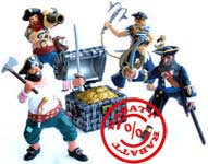 Bild vom Artikel Set Papo Piratenfiguren mit Schatztruhe