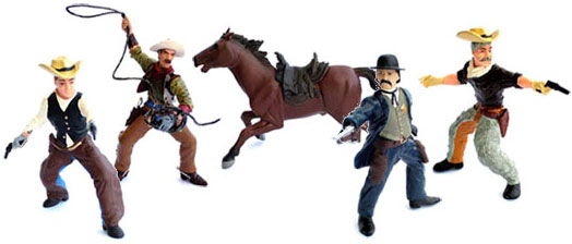 Bild vom Artikel Set Papo Cowboyfiguren mit Cowboypferd