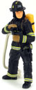 Bild vom Artikel US Feuerwehrmann mit Wasserwerfer