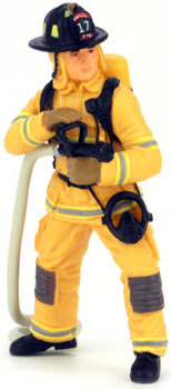 Bild vom Artikel US Feuerwehrmann mit Wasserspritze (gelb)