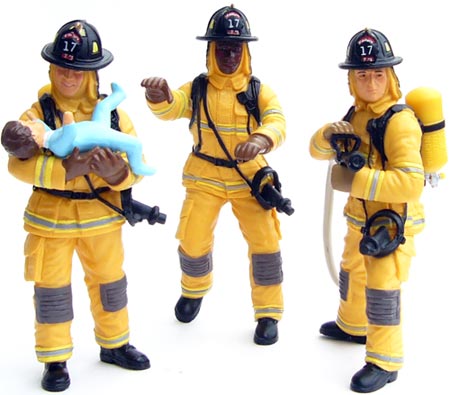 Bild vom Artikel Set USA Feuerwehrmänner (gelb)