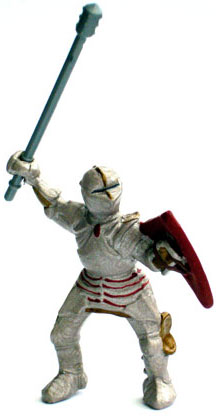 Bild vom Artikel Ritter mit Morgenstern (rot)