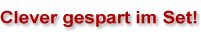 Clever gespart im Set