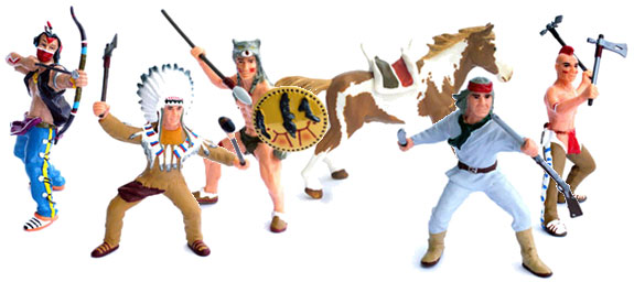 Bild vom Artikel Set Papo Indianerfiguren mit Indianerpferd
