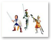 Ritterfiguren von Bullyland
