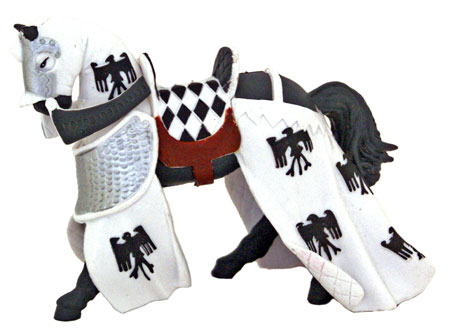 Bild vom Artikel Pferd für Ritter mit Adlerhelm (weiß)