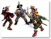 Musketier Spielfiguren